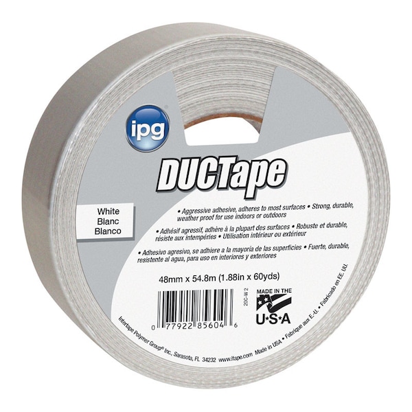 Intertape Duct Tape Wht 1.88"X60Yd 20C-W2 - main